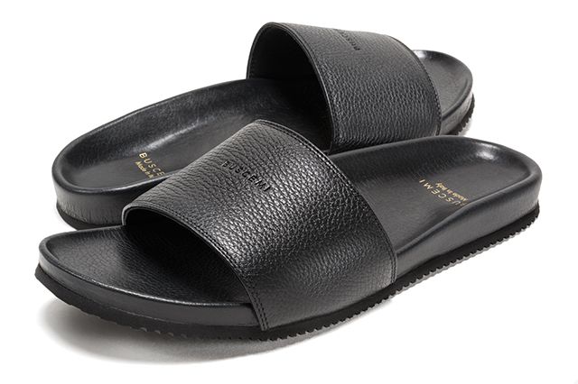 Buscemi Calfskin Leather Slides Sneaker Freaker