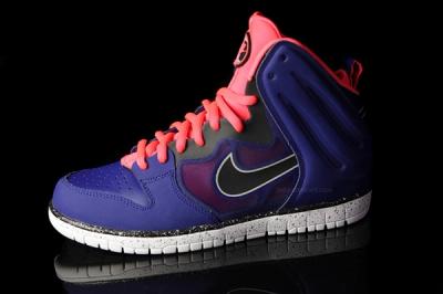 Nike Dunk High Free Blue Pink Profile 1