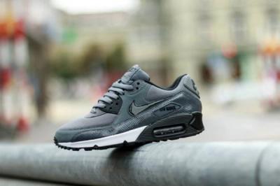Nike Wmns Air Max 90 Pure Platinumdark Grey Black
