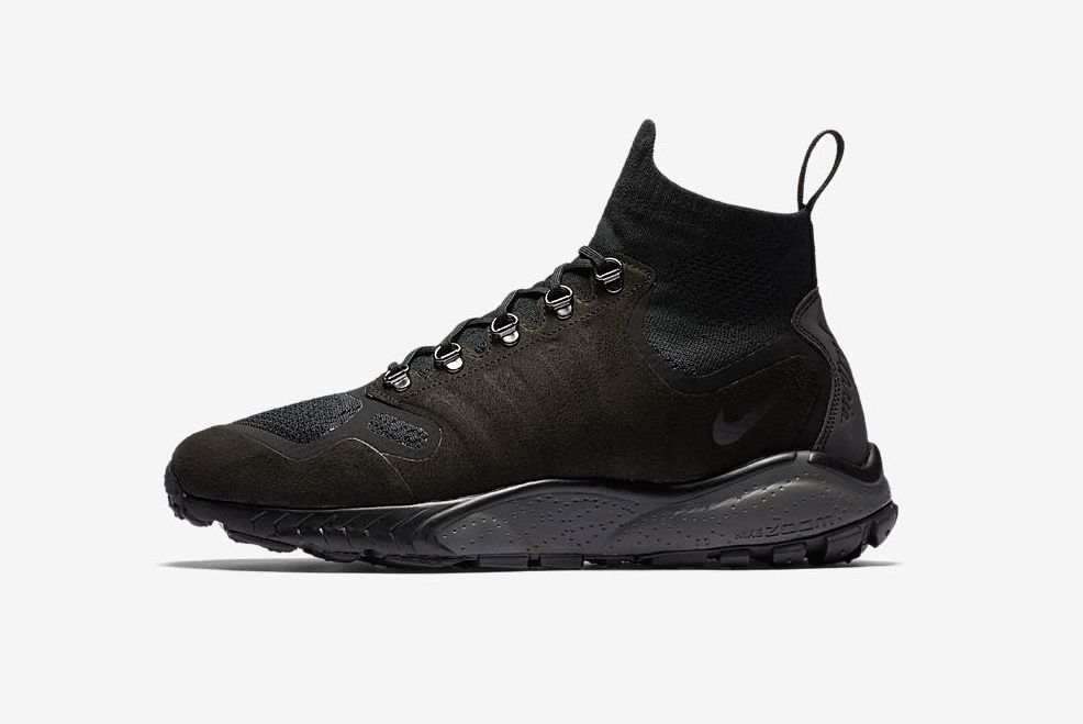 Nike Air Zoom Talaria Flyknit Mid (Triple Black) - Releases