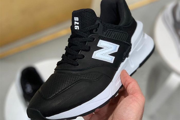 Comme Des Garcons Homme New Balance 997S Black First Look Hand