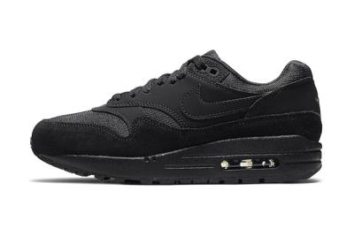 Nike Air Max 1 Triple Black 319986 045 Release Date Lateral