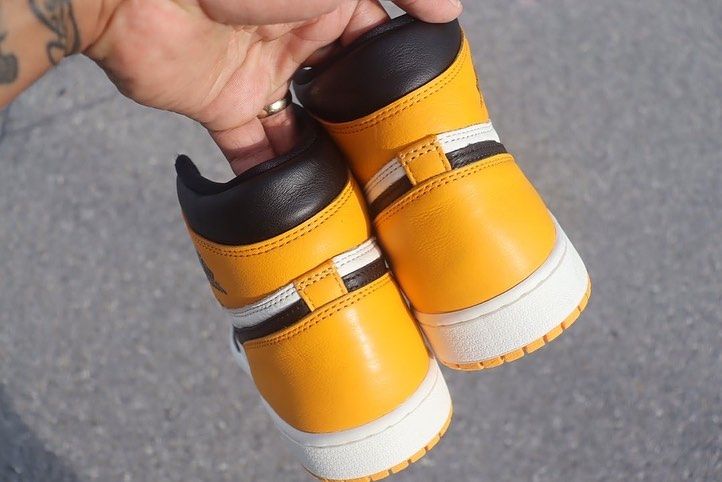 jordan 1 yellow toe box