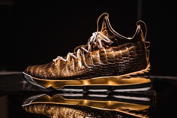 Nike Lionises King James with Gold and Diamond LeBron 15 - Sneaker Freaker