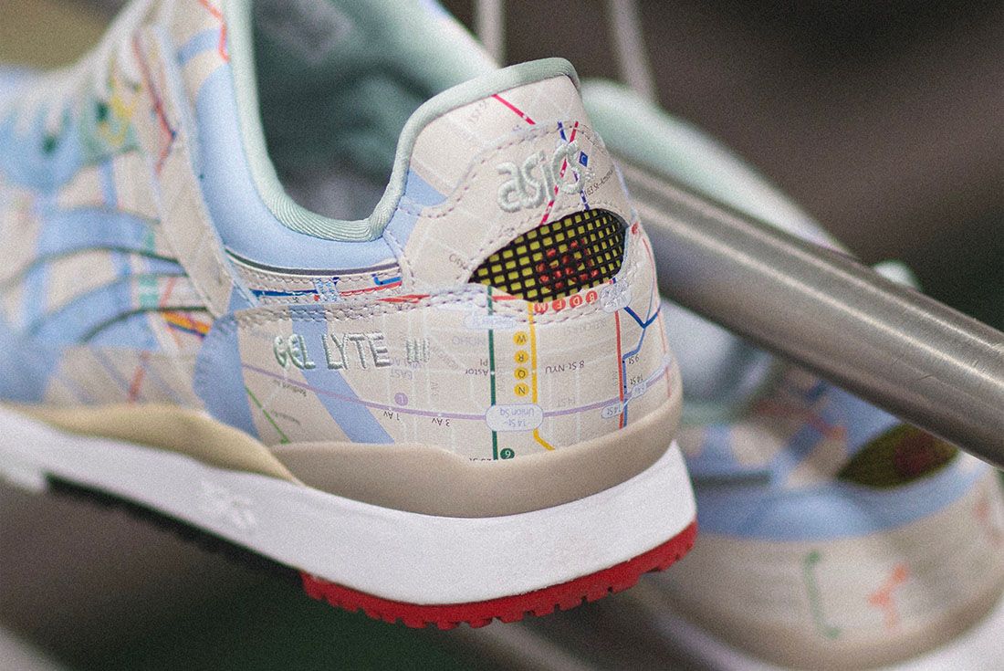 Navigate the atmos x ASICS GEL-Lyte III 'NYC Subway' Release - Releases