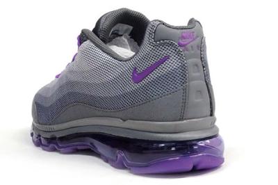 Nike Wmns Air Max 95 Dynamic Flywire Purple Grey Reverse Angle 1
