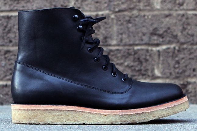 Fieg Caminando Office Boots Black Profile 1