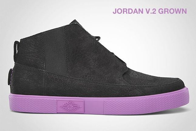Jordan V 2 Grown Violet 1