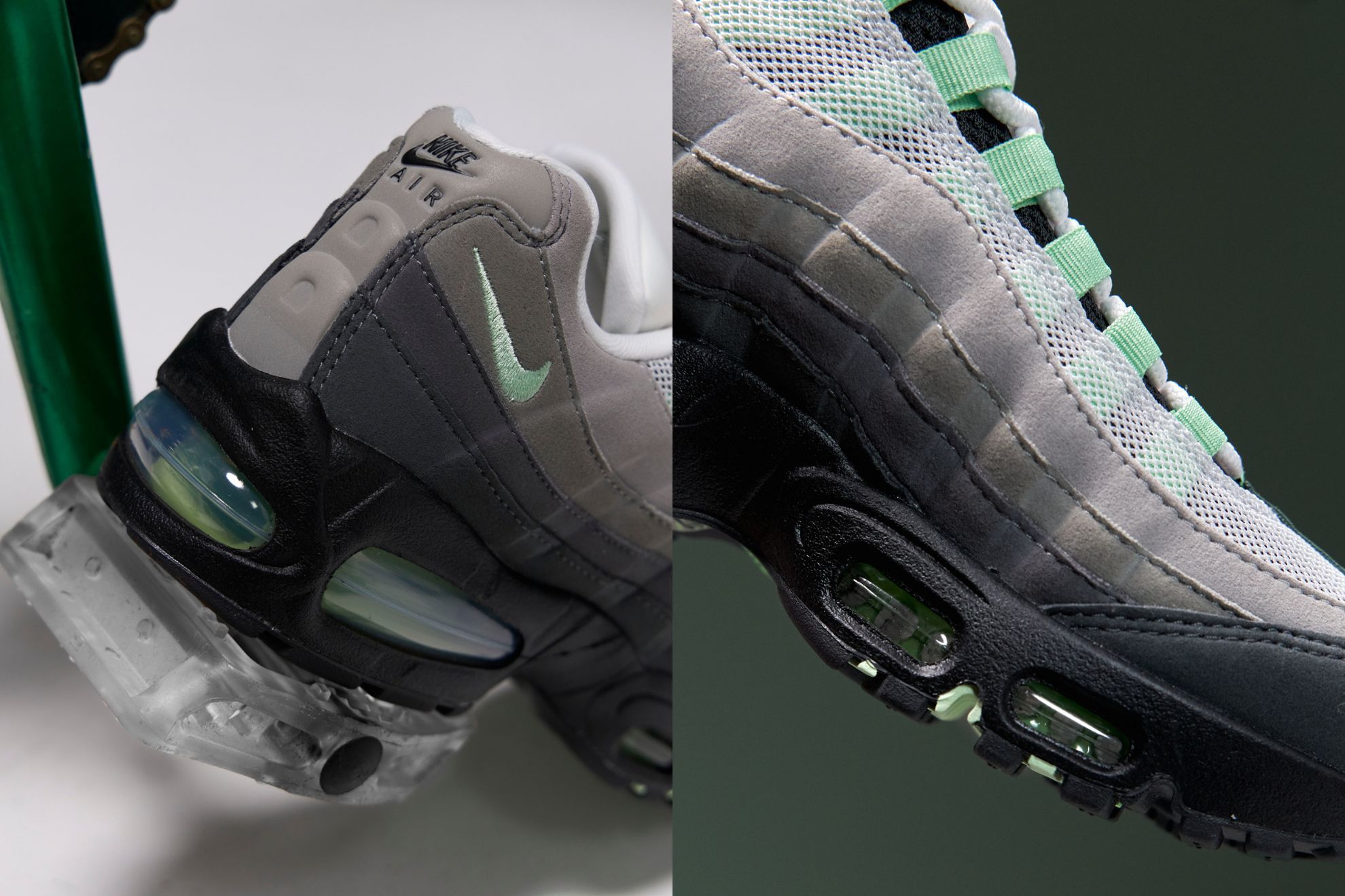 The Nike Air Max 95 'Fresh Mint' Makes a Big Bubble Return at JD