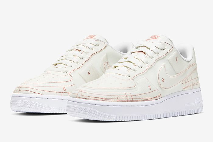 The Nike Air Force 1 Low 'Schematic' is 