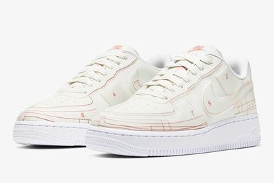 Nike Air Force 1 Low Schematic White Front Full