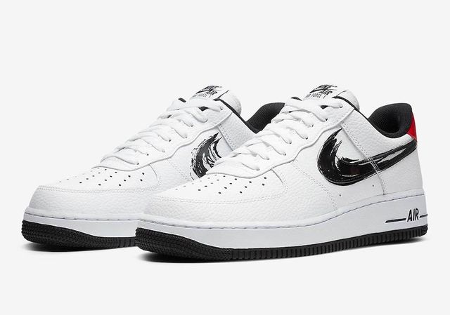 First Look: The Nike Air Force 1 ‘Brushstroke Swoosh’ Pack - Sneaker ...