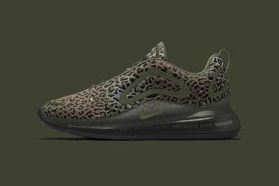 Maharishi Nike Air Max 720 By You Leopard Camo Bq7699 991 Dark Olive