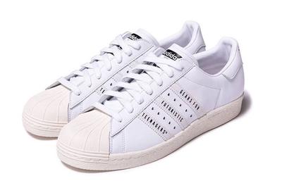 Human Made Adidas Superstar White Front Angle