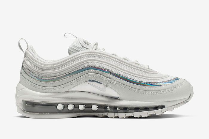 Nike Air Max 97 White Silver Iridescent Cj9706 100 Release Date Side4