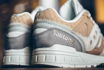 Saucony Grid Sd Quilted Tan Grey 06