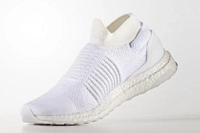 Adidas Ultra Boost Laceless White Beige