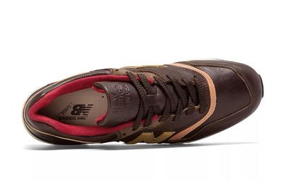 New Balance Made In Usa 997 Brown And Tan Above Shot