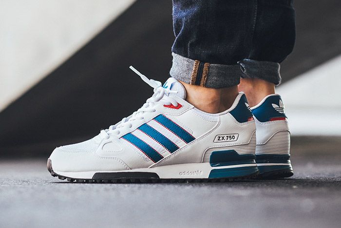 adidas Zx 750 (White/Blue/Red 