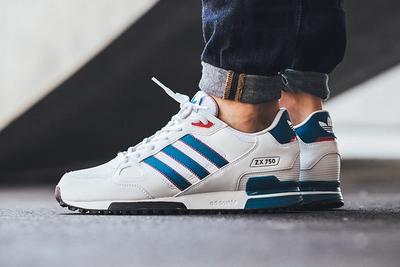 Adidas Zx 750 White Blue Red 3