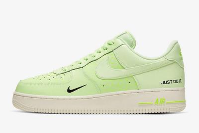 Nike Air Force 1 Low Neon Yellow Ct2541 700 Lateral