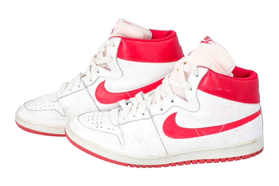 MJ's Worn Nike Air Ships Sell For $848K Less Than 2021 - Sneaker