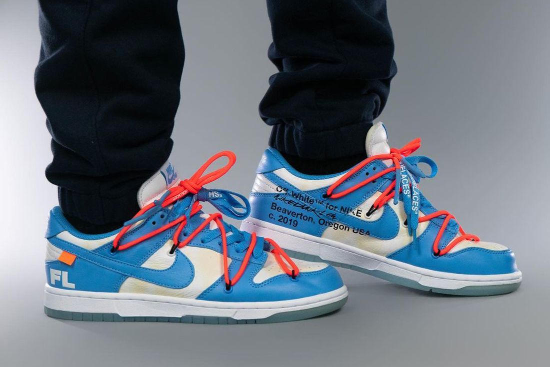 Check Out This Sample Off-White x Nike SB Dunk Low ‘UNC’ - Sneaker Freaker