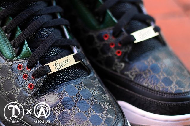 Dank Customs Absoluete Air Jordan 3 Gucci 3