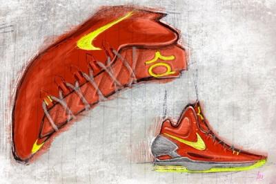 Kevin Durant Nike Sketch 1