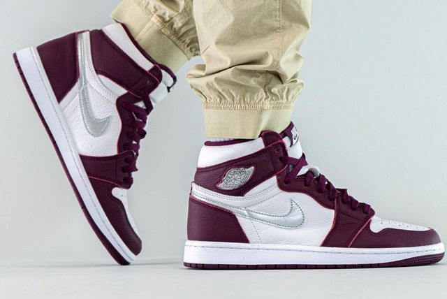 jordan 7 bordeaux on feet