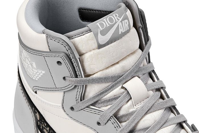 Dior Air Jordan 1 Air Dior Official Nike Images Tongue Detail