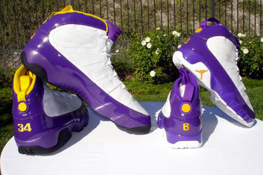 Shaquille O'Neal Air Jordan 9 PE