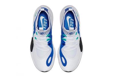 Nike Huarache Edge Txt White Blue Above Shot