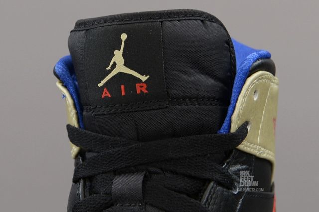 Air Jordan 1 Mid (Black/Red/Gold) - Sneaker Freaker
