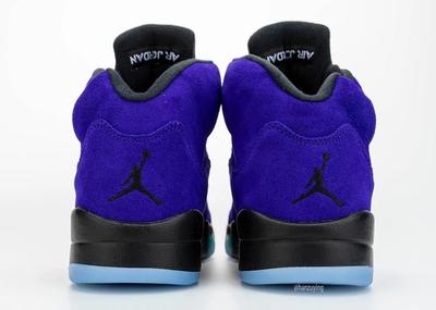 Air Jordan 5 Alternate Grape Heel