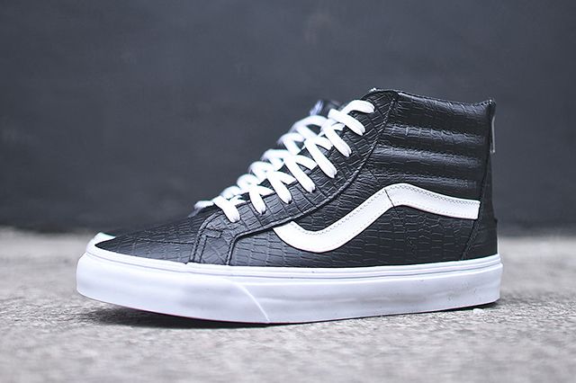 Vans Sk8-Hi Zip (Black Croc) - Sneaker 