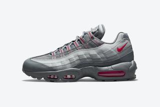 nike air max 95 grey and red