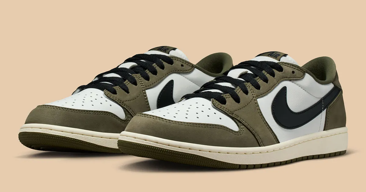 Where to Buy the Air Jordan 1 Low 'Medium Olive' - Releases