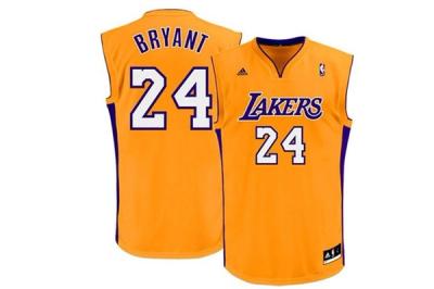 Kobe Bryant Los Angeles Lakers Gold Nba Jersey 1