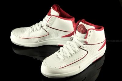 Air Jordan 2 White Varsity Red 3