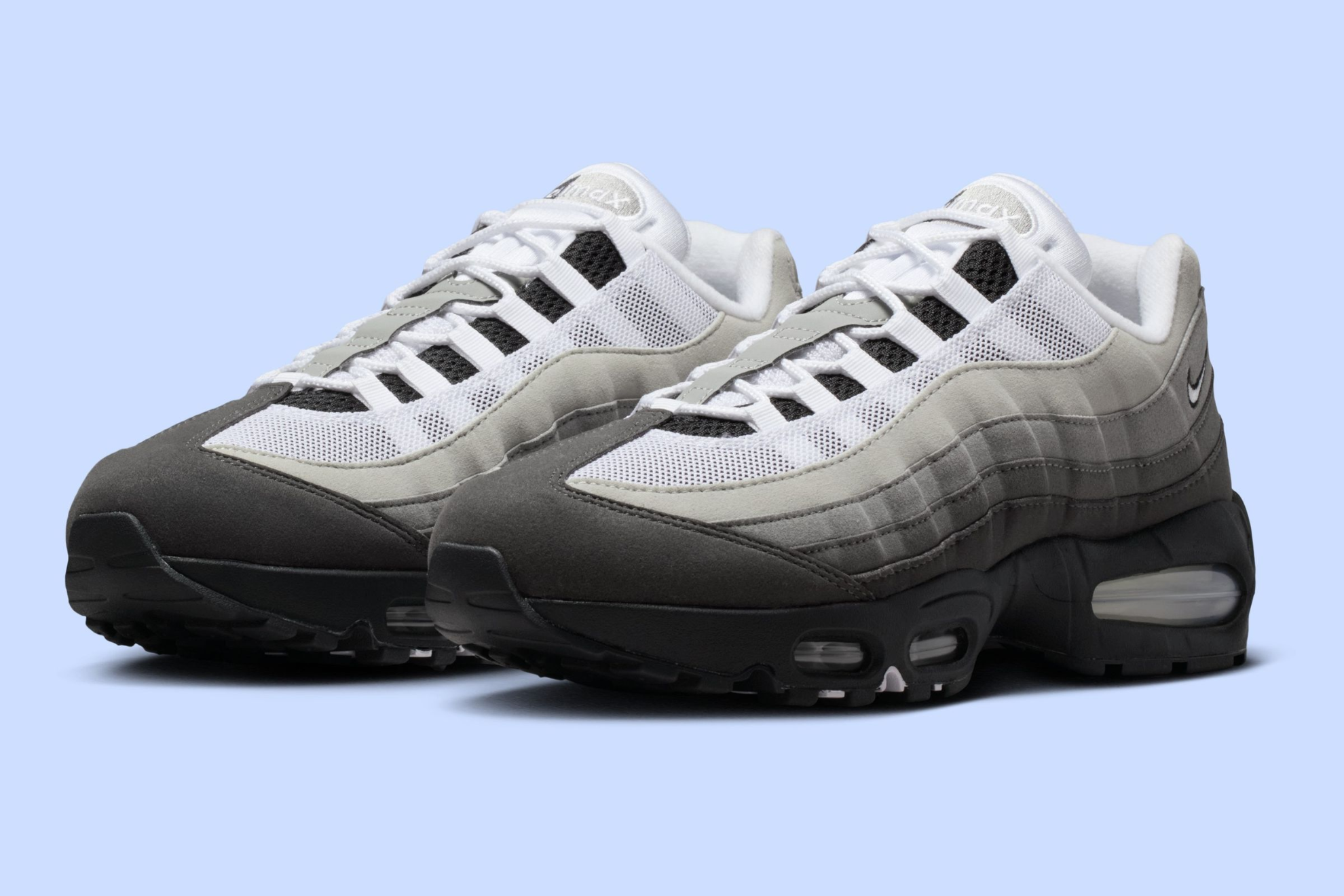 nike air max 95 granite white black