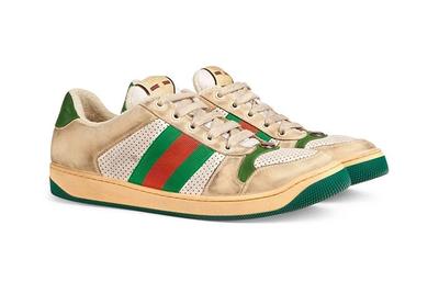 Gucci Distressed Sneakers Gg Canvas Release 9