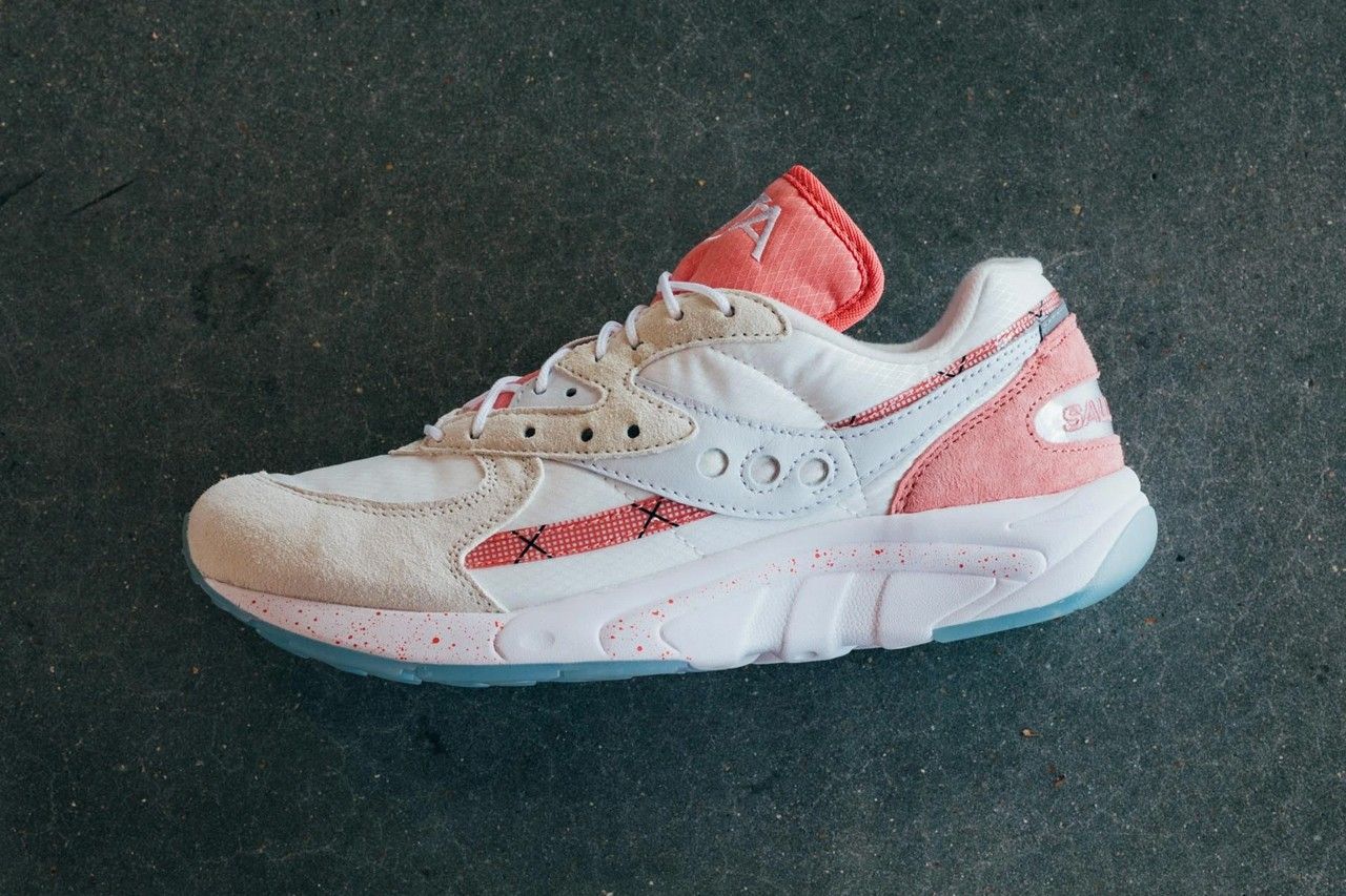 Saucony Aya Peaches and Cream Left