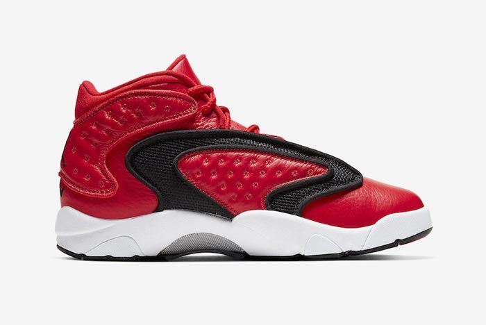 Air Jordan Womens Og Red Black White Medial
