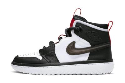 Air Jordan 1 React White Black Red Ar5321 016 Release Date Lateral