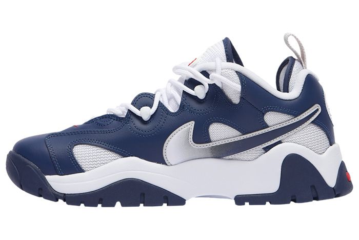 Nike Air Barrage Low Navy White Red Cn0060 400 Release Date 4 On White 5