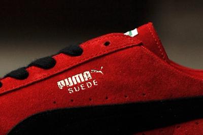 Puma Suede Made In Japan Red Close Logo 1