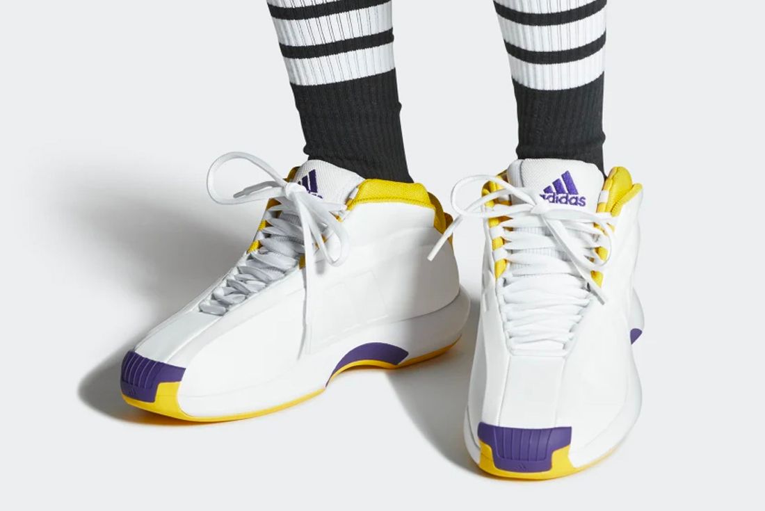 The adidas Crazy 1 Appears in Lakers Colours For All Star Weekend Releases