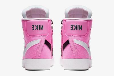 Nike Blazer Rebel Mid Psychic Pink Heels