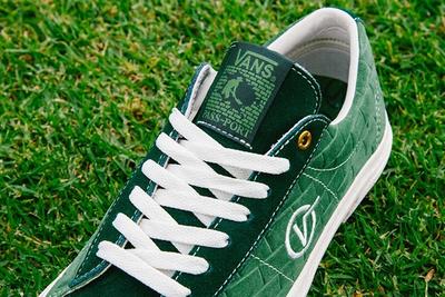 Vans Pass Port Sid Pro Bomber Pack Green Red Up Close